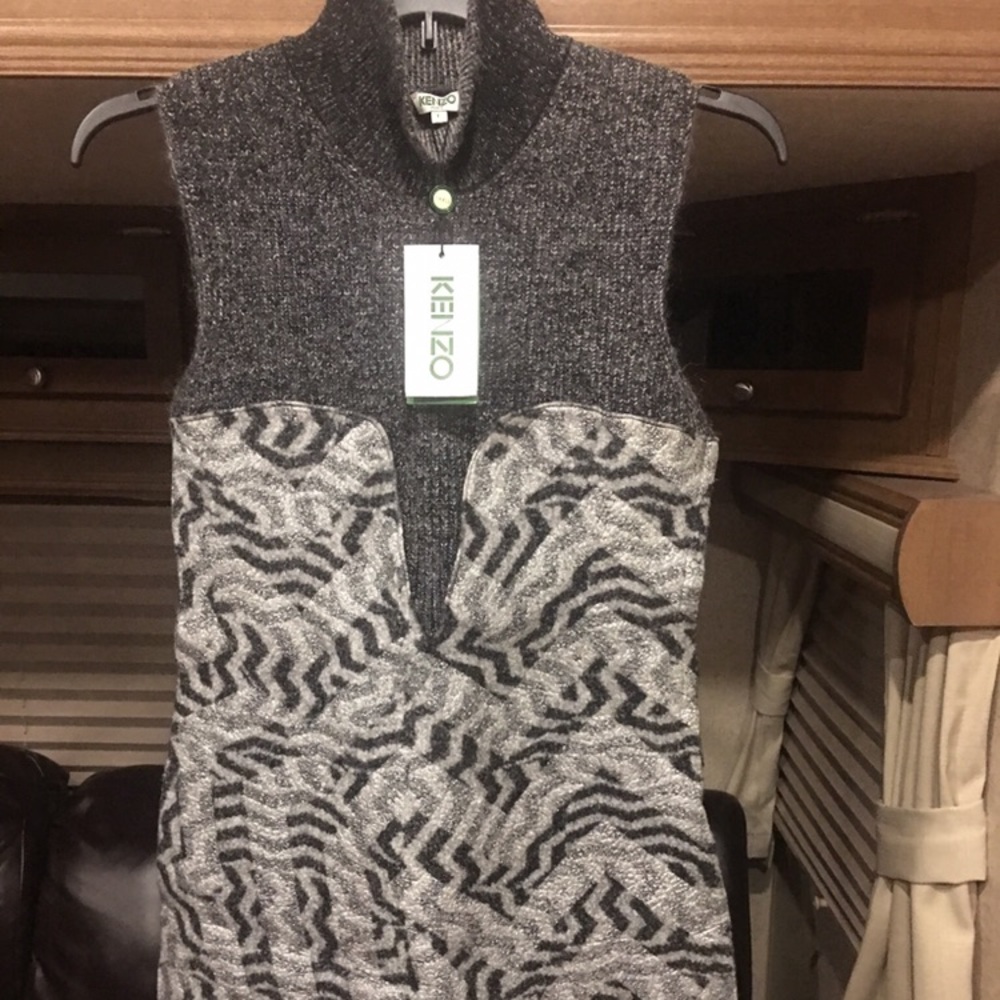 Kenzo thick turtle neck dress